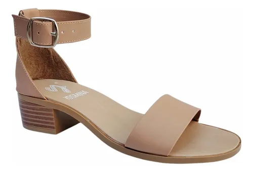 Zapatillas tacon bajo cuadrado sale