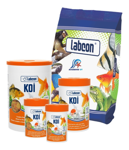 Alimento Comida P/peces Agua Fría Carpas. Labcon Koi 150g