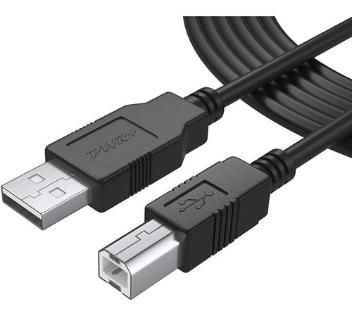 Cable De Impresora Usb Extralargo Pwr De 25 Pies 2 0 Pa...