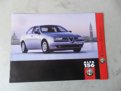 Folleto Catalogo Alfa Romeo 156 No Manual Auto Sin Uso