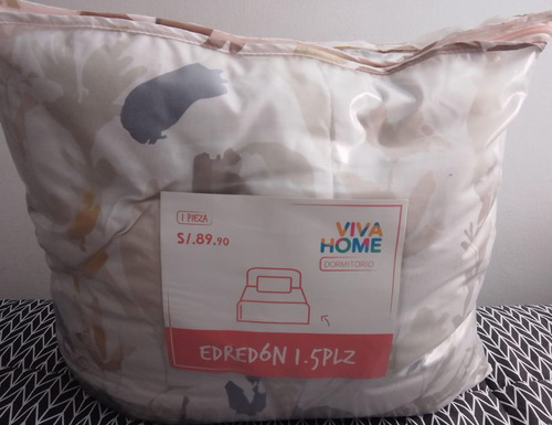 Edredón Viva Home Nuevo Con 1 Funda De Almohada