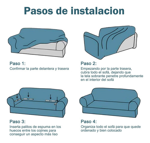 Juego De Fundas De Sofá Elásticas Suaves De 3 Piezas Que
