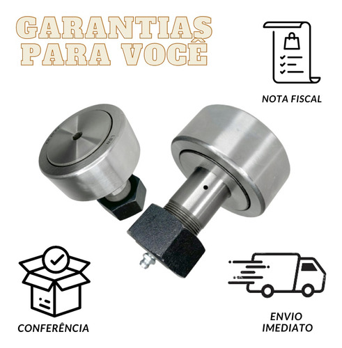 Kit Kr 30 Pp - Rolamento Tipo Rolo De Leva - M12x1.5 - 2 Un