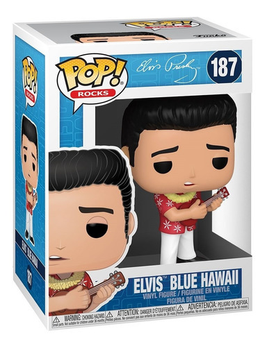 Funko Pop Rocks: Elvis Presley - Elvis Blue Hawaii Figura