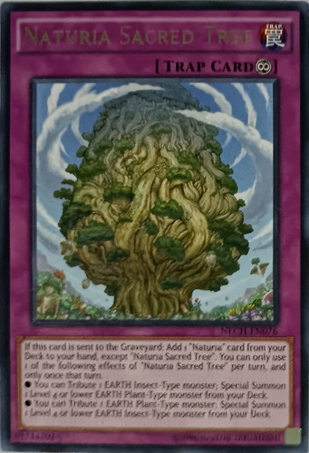 Yugioh! Naturia Sacred Tree Nech-en076 Rare