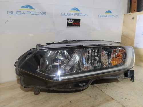 Farol Honda City Esquerdo Com Friso E Led 2018 19 20 (Usado)