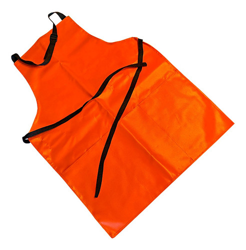 Mandil Impermeable Lona Gruesa Uso Rudo Resistente 8 Colores Color Azul Diseño De La Tela Liso