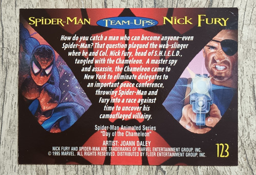 Cards Fleer Ultra Homem Aranha Team-ups Black Widow Fury (Usado)