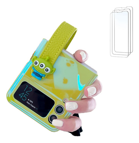 Para Samsung Z Flip 3/4/5 Funda Oso Fresa-a