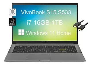 Laptop Asus Vivobook S15 15.6'' Intel Core I7 16gb 1tb -gris