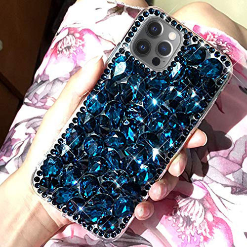 Funda Para iPhone 12 Case,iPhone 12 Pro Case,3d Diamantes De