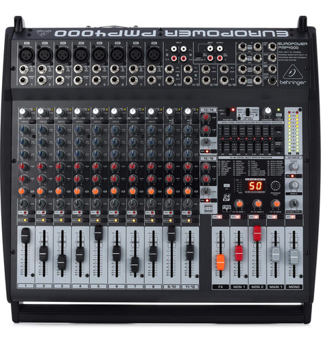 Behringer Europower Pmp - Mezclador De 16 Canales, 