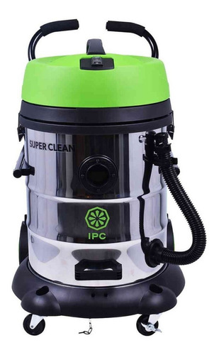 Aspirador é industrial Tambor IPC Super Clean 60L  prateado y preto y verde 220V 50Hz/60Hz AA160