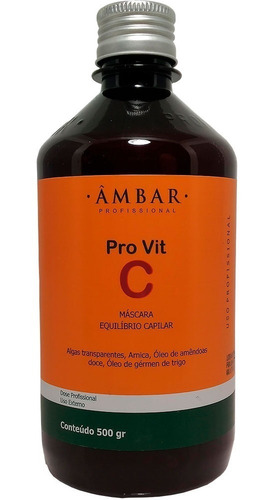 Imagem 2 de 4 de Kit Anticaspa Pro Vitamina C Âmbar 500ml