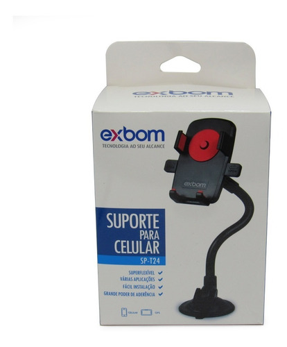 Imagem 5 de 5 de Suporte Celular Veicular Carro Gps Articulado Encaixe Exbom