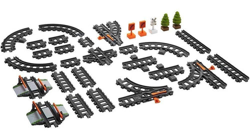 Pista De Trenes Fisher-price  Play Railway Box Of Tracks