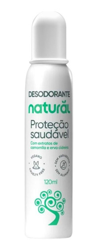 Kit 3x: Desodorante Natural Camomila/erva Cidreira 120ml