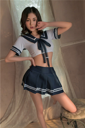 Conjunto De Malla For Cosplay Con Pijama Uniforme Escolar