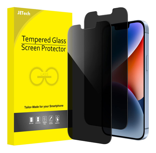 Protector Privacidad Jetech iPhone 14 6.1  Vidrio Templado