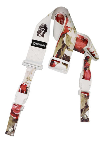 Correa Guitarra Dimarzio Dd2247 Polyphia Floral Muse Blanca