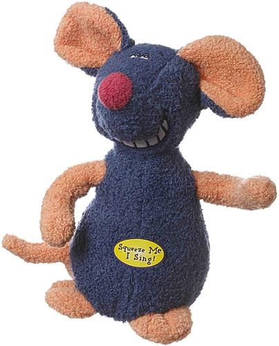 Multipet Deedle Dude - Juguete Para Perro De Peluche Con Rat