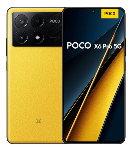 Poco X6 Pro 5g Yellow 12gb Ram 512gb Global Lançamento 2024