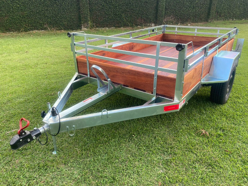 Carretinha Nova Completa Estrutura Reforçada 1,40 X 2,50