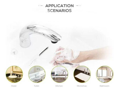 Dispensador Automático Sin Jabón Para Baño Y Cocina