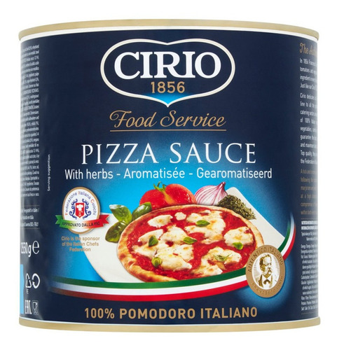 Salsa Para Pizza Cirio 2.55kg