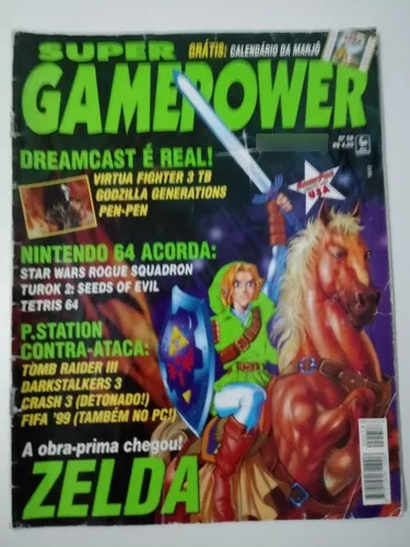 Super Gamepower Revista 85 - Detonado Unreal Pokemon Zelda - Sebo e  Gibiteca Tunel do Tempo