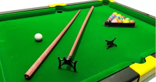 Jogo Mini Mesa Sinuca Bilhar Snooker Infantil Art Game