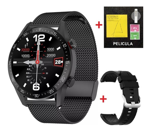 Smartwatch L13 Pro Faz Chamadas Baixa Mostradores + Foto