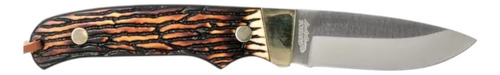Navaja Cuchillo Caza Uncle Henry Ph2ncp Con Funda Café