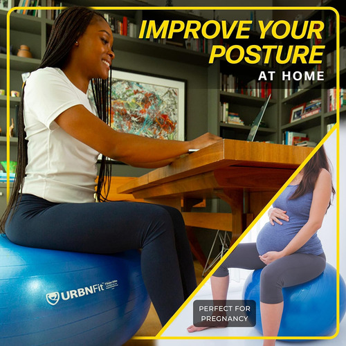 Urbnfit Pelota De Ejercicio - Pelota De Yoga Para Entrena...