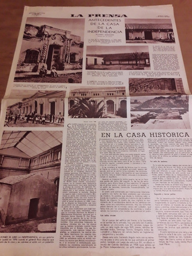 Diario La Prensa Independencia Casa Tucuman 9 7 1966