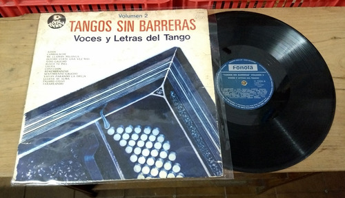 Tangos Sin Barreras Vol 2 Disco Lp Vinilo