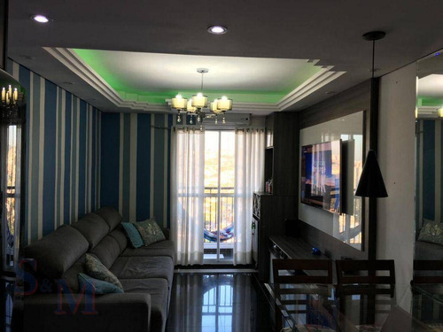 Imagem 27 de 29 de Lindo Apartamento Com 2 Dormitórios À Venda, 52 M² Por R$ 349.000 - Vila Homero Thon - Santo André/sp - Ap1333