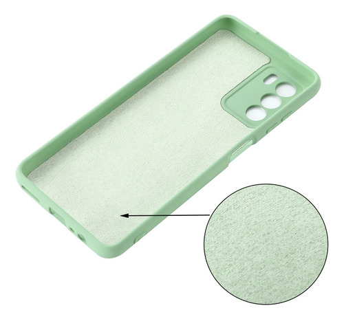 Funda De Silicona Líquida Para Zte Axon 50 Lite