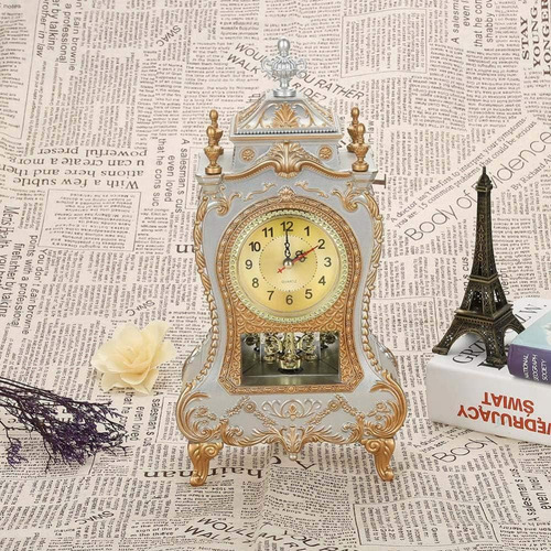 Reloj De Mesa Vintage Reloj Estilo Antiguo Mesa Decorativo