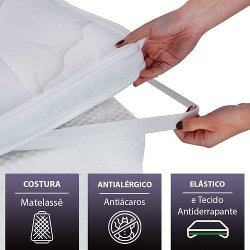 Imagem 4 de 9 de Pillow Top Queen De Espuma D33 Conforto Firme - Bf Colchões