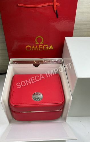 Relógio Omega Aqua Terra Vermelho Automático Completo Prateado Prateado Vermelho (Recondicionado)