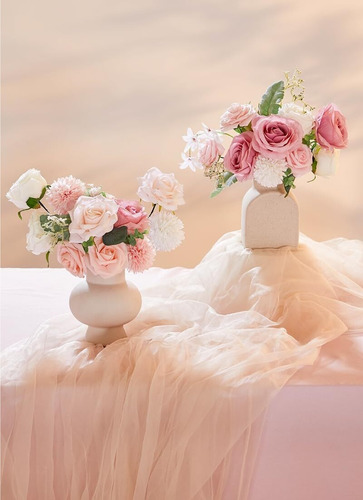 Flores Artificiales Flores Rosas Falsas For Tarta Diy Ramos