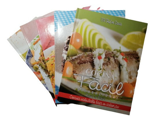 Colección Cocina Fácil En 06 Tomos Tapa Dura