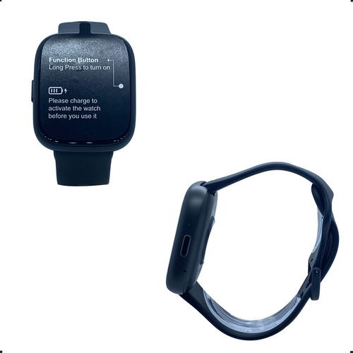 Relógio Inteligente X Watch Tela Retangular Pulseira Relogio Caixa Preto Pulseira Preto Bisel Mesh Desenho Da Pulseira Preto