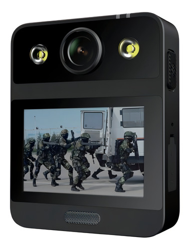 Câmera Sjcam A20 Policial Bodycam 2.33 Touch Screen 4k Wifi Cor Preto