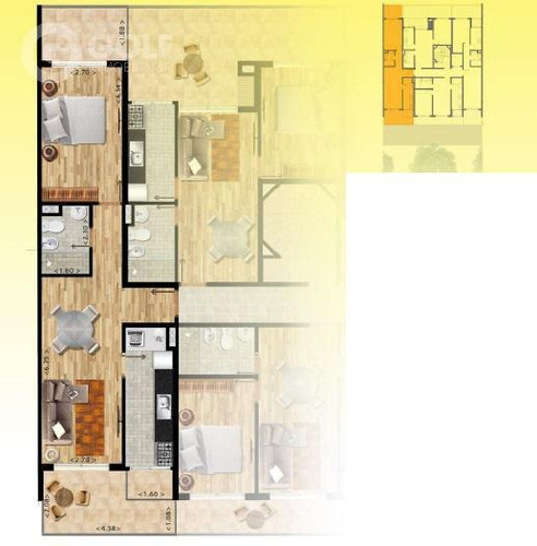 Vendo Apartamento De 1 Dormitorio Con Terraza Al Frente, Garaje Opcional, Pocitos Nuevo