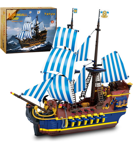 Kit De Bloques De Construcción De Barco Piratas Yeshin