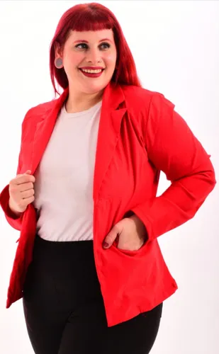Vestido con blazer para gorditas sale
