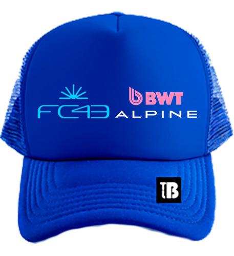 Gorra Trucker Alpine Franco Colapinto N°151 Niño Y Adulto Negro Adulto