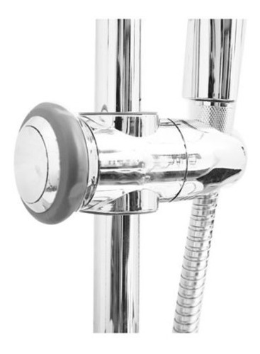 Barra Columna Ducha Acero Inox Redonda C/ Teléfono - Mweb